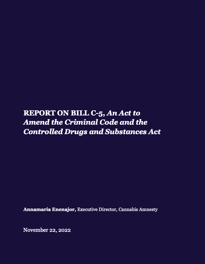 Report on Bill C-5